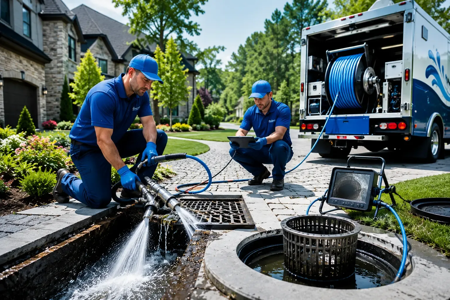 Local outdoor drain cleaning professionals in Ludington, MI